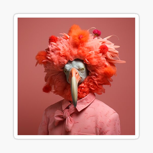 Item preview, Unusual model, red and pink bird designed and sold by silent-violin.