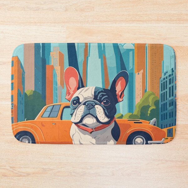 Item preview, French Bulldog City Adventure designed and sold by purrfect pattern.