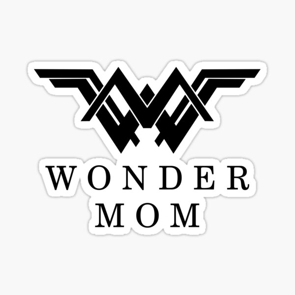 Download Wonder Mom Stickers | Redbubble