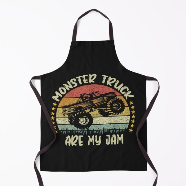 Item preview, Vintage Monster Truck Are My Jam Retro Sunset Cool Engines designed and sold by Pitchou07.