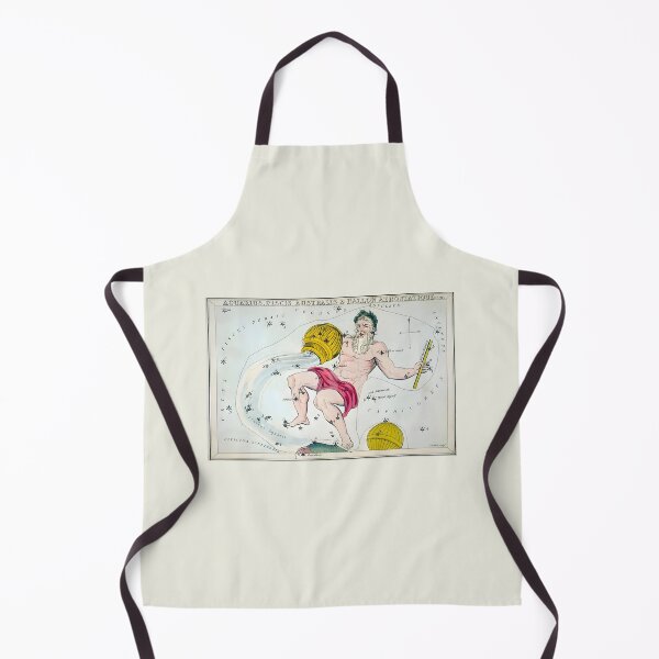 Item preview, Vintage 19th Century Aquarius Zodiac Horoscope Sign designed and sold by JournalOfTales.