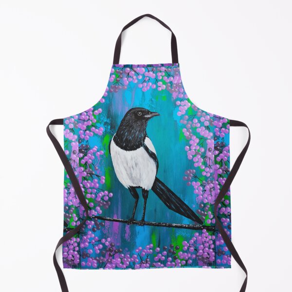 Item preview, Magpie in purple berries designed and sold by EireneSan.