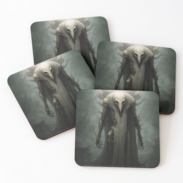 Item preview, Corvo rarior albo. designed and sold by The Dark Art of Horroristicus.