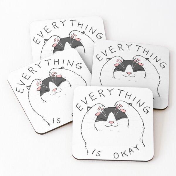 Item preview, Everything is okay cat designed and sold by You Store.