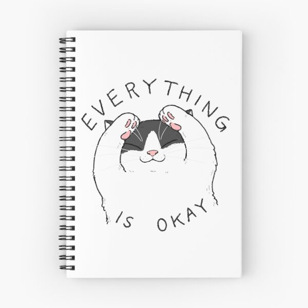 Item preview, Everything is okay cat designed and sold by You Store.