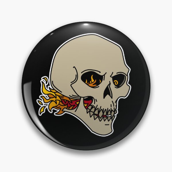 Item preview, Flaming Skull designed and sold by VojtechB.