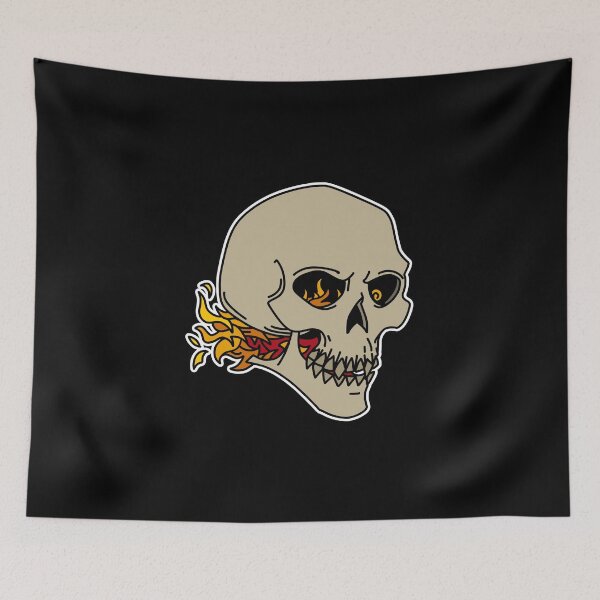 Item preview, Flaming Skull designed and sold by VojtechB.