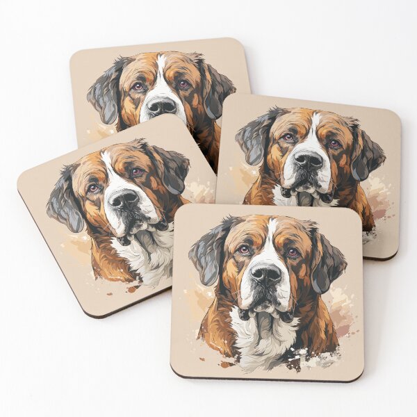 Item preview, St. Bernard dog, Bernhadiner, Bernhardinkoira designed and sold by SteadyRolling.