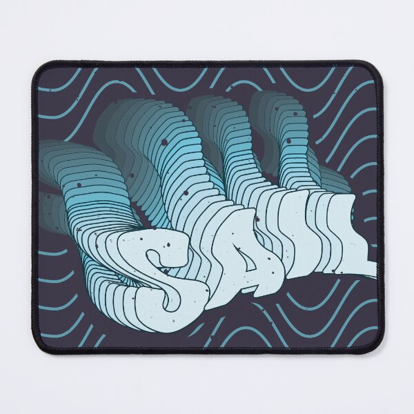 Item preview, Sail 3D Typography Ocean Themed And Colored With Waves Background For Sailing Lovers designed and sold by SimpleAndGreat.
