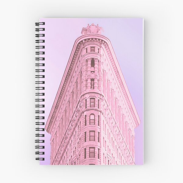 Aperçu de l'œuvre Bâtiment En Fer Plat Rose Usa. New York. créée et vendue par Printable Bundle.