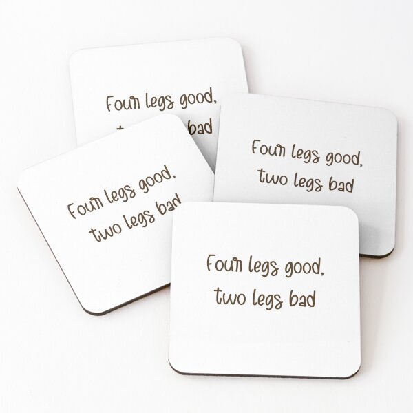 Item preview, Orwell's Animal Farm Quote Design designed and sold by wordartistry.