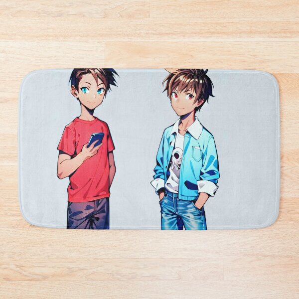Item preview, Two cool guys manga-anime style designed and sold by Sany12352.