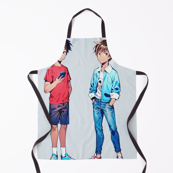 Item preview, Two cool guys manga-anime style designed and sold by Sany12352.