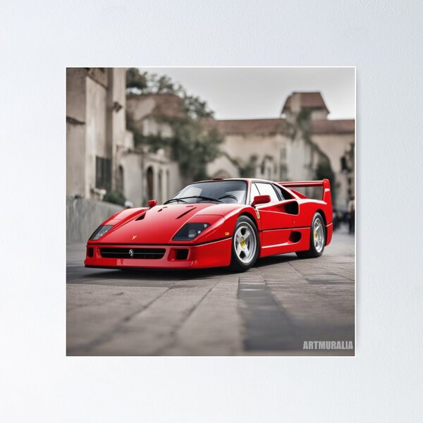 Ferrari F40 Poster for Sale by David Coyne