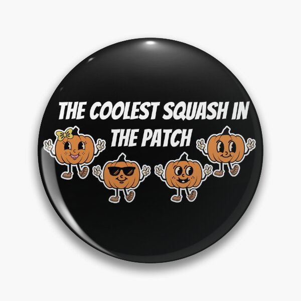 Item preview, Squash Coolest Retro Halloween Pumpkin designed and sold by ElLocoMus.