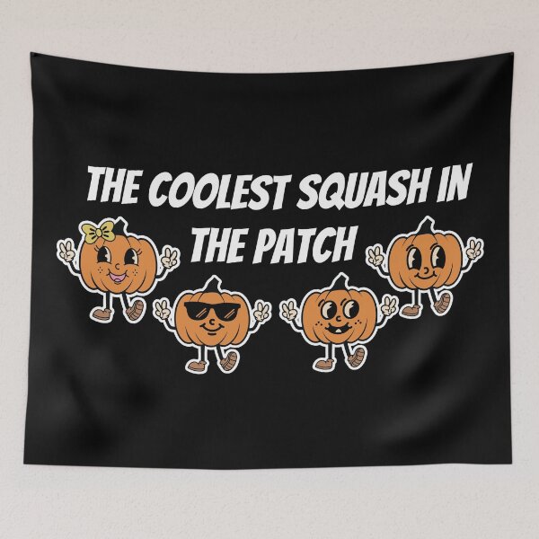 Item preview, Squash Coolest Retro Halloween Pumpkin designed and sold by ElLocoMus.