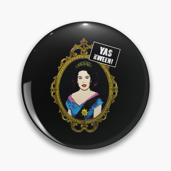 Item preview, yas kween - broad city meets queen elisabeth 2  designed and sold by IngridPatches.