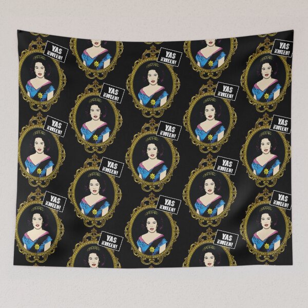 Item preview, yas kween - broad city meets queen elisabeth 2  designed and sold by IngridPatches.