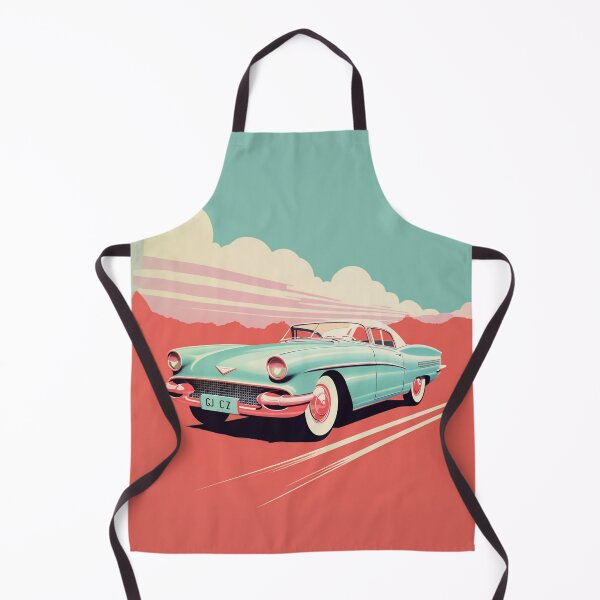 Artikelvorschau, Vintage-Retro-Klassiker Cadillac in Pastellfarben entworfen und verkauft von GoldenTimesCafe.