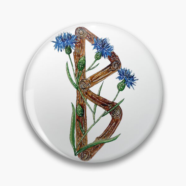 Item preview, Berkana rune designed and sold by Halyna Nechyporuk.