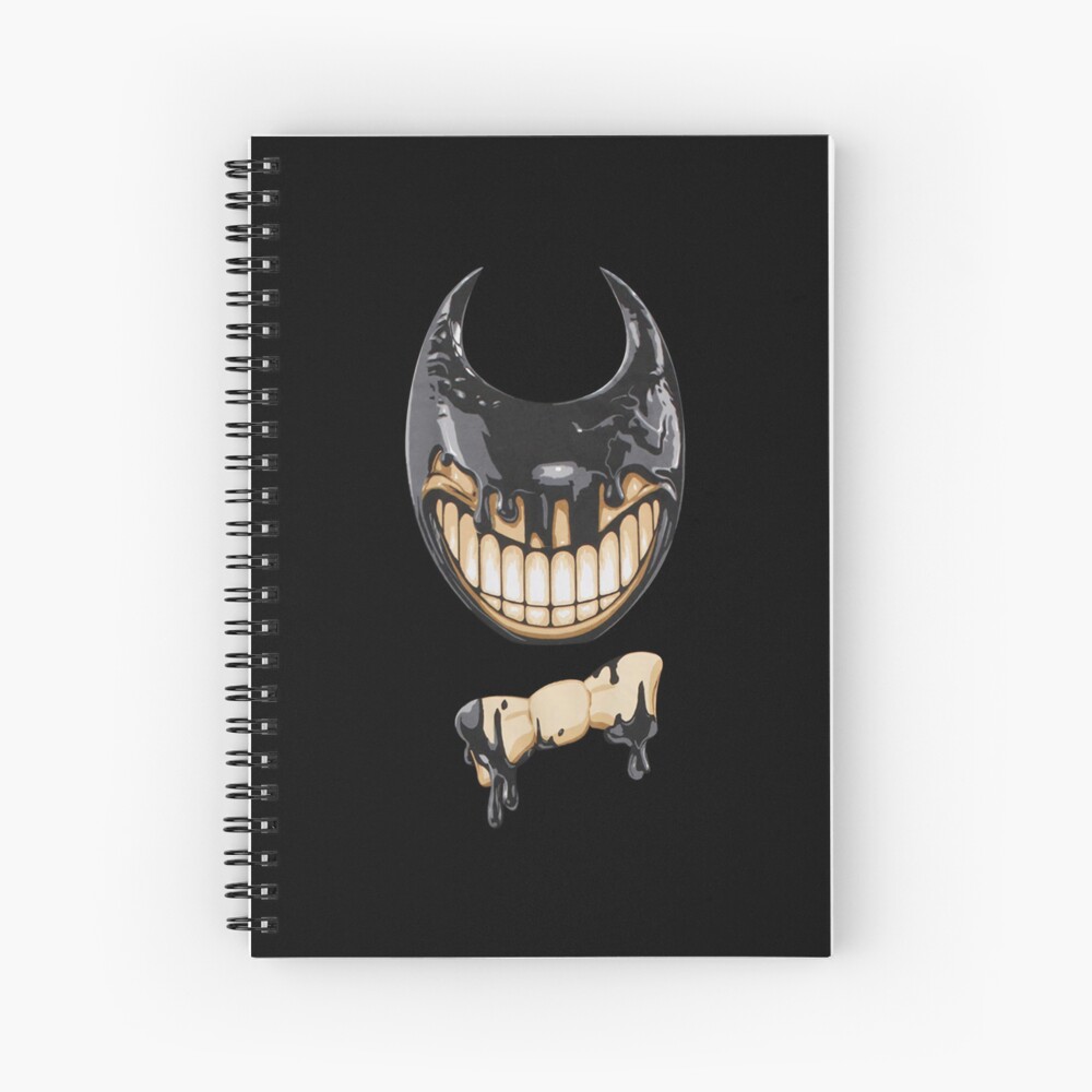 Ink Demon and Bendy (Bendy and The Dark Revival)  Spiral Notebook for Sale  by angyluffy