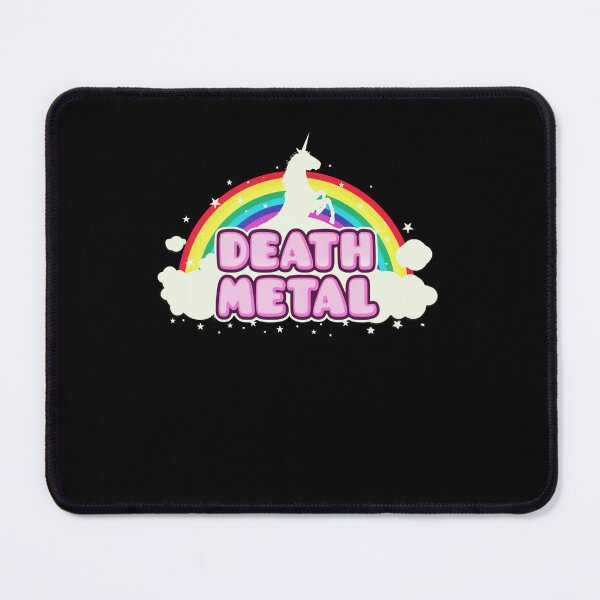 Item preview, DEATH METAL! (Funny Unicorn Rainbow Mosh Parody Design) designed and sold by vyan-aendley.