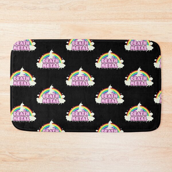 Item preview, DEATH METAL! (Funny Unicorn  Rainbow Mosh Parody Design) designed and sold by vyan-aendley.