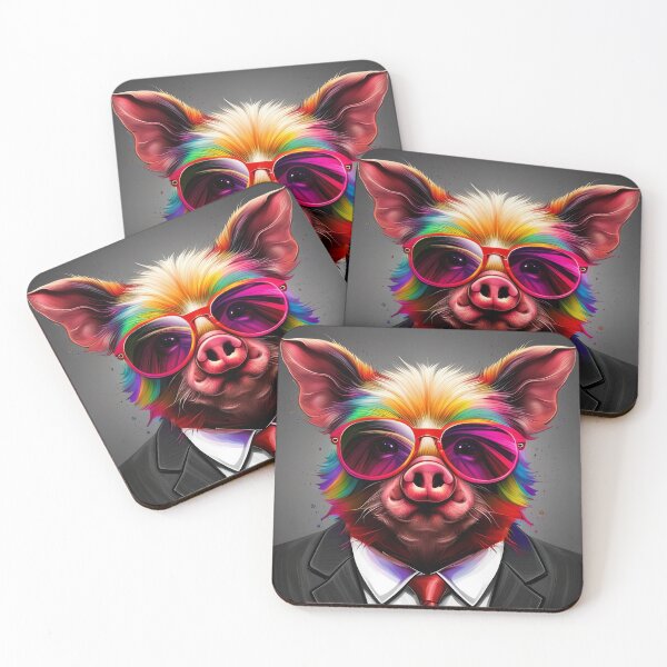 Item preview, Swine Spectacles A Splash of Liquid Art designed and sold by Posivibez Designs.