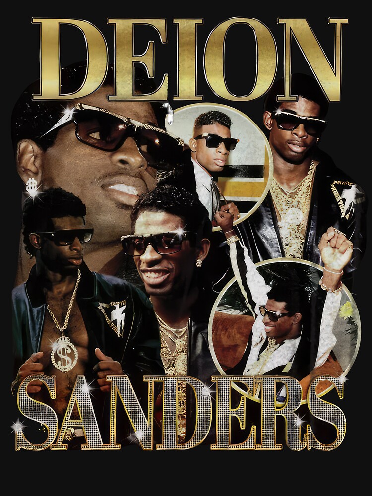 Deion Sanders Primetime Draft Night Swag Oldskool Man's T-Shirt Tee