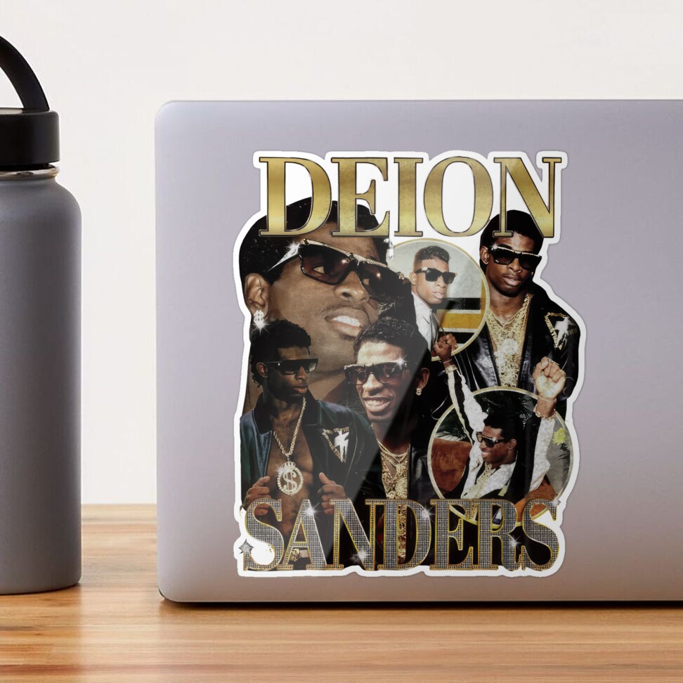 Deion sport Sanders Deion sport Sanders Retro Aesthetic Fan Art 80s  Sticker for Sale by TrendySunies