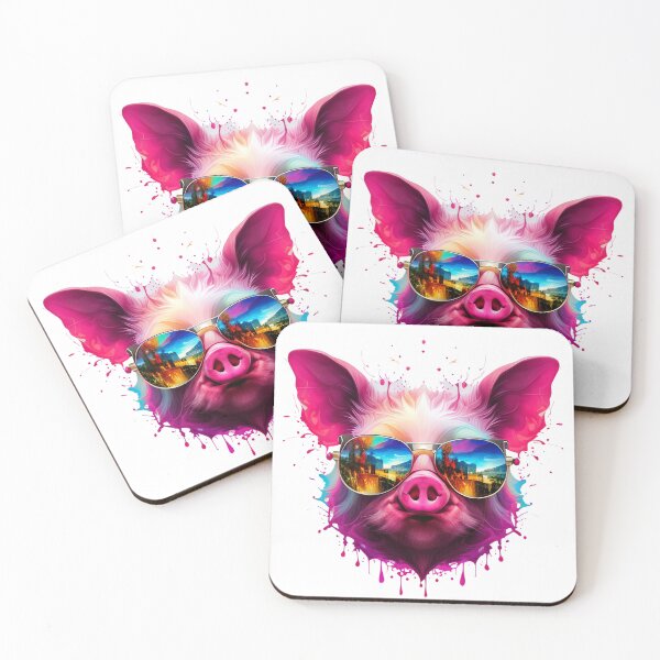 Item preview, Swine Spectacles A Splash of Liquid Art designed and sold by Posivibez Designs.