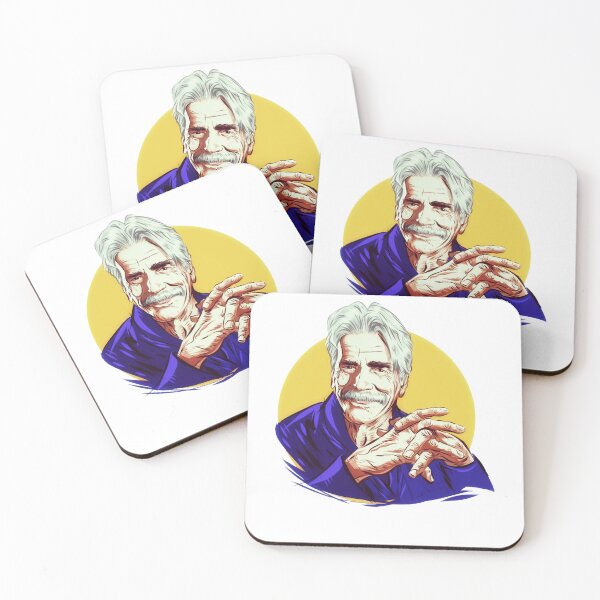 Item preview, Sam Elliott - An illustration by Paul Cemmick designed and sold by vyan-aendley.