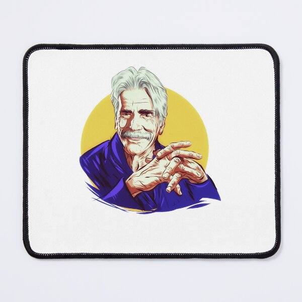 Item preview, Sam Elliott - An illustration by Paul Cemmick designed and sold by vyan-aendley.