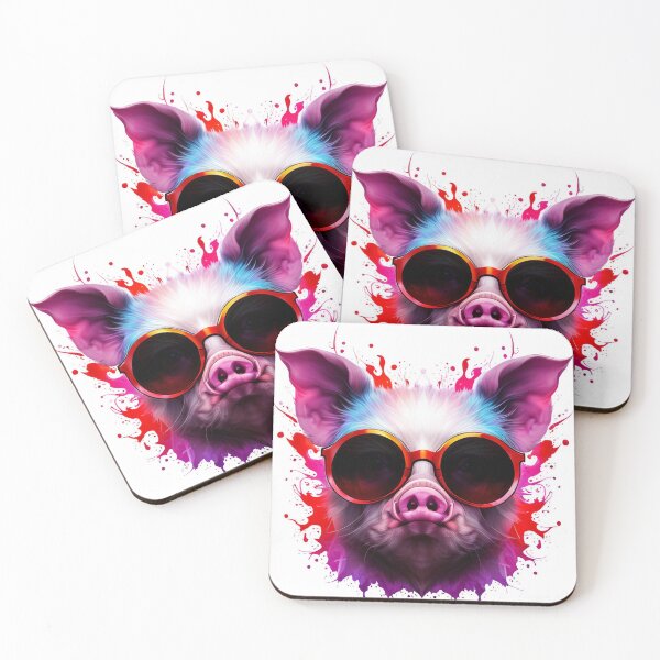 Item preview, Swine Spectacles A Splash of Liquid Art designed and sold by Posivibez Designs.