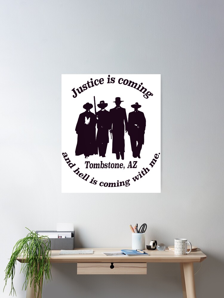 Tombstone Justice Is Coming Movie Promo Poster buy 23 x 35