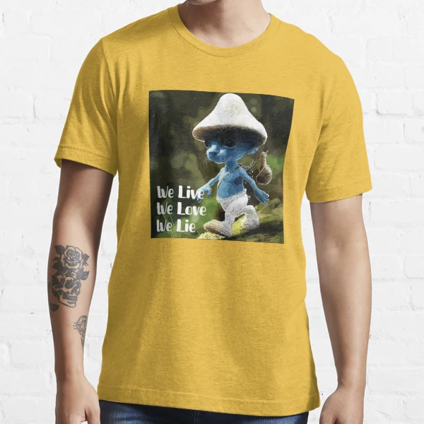 Endastore We Live We Love We Lie Smurf Cat Shirt