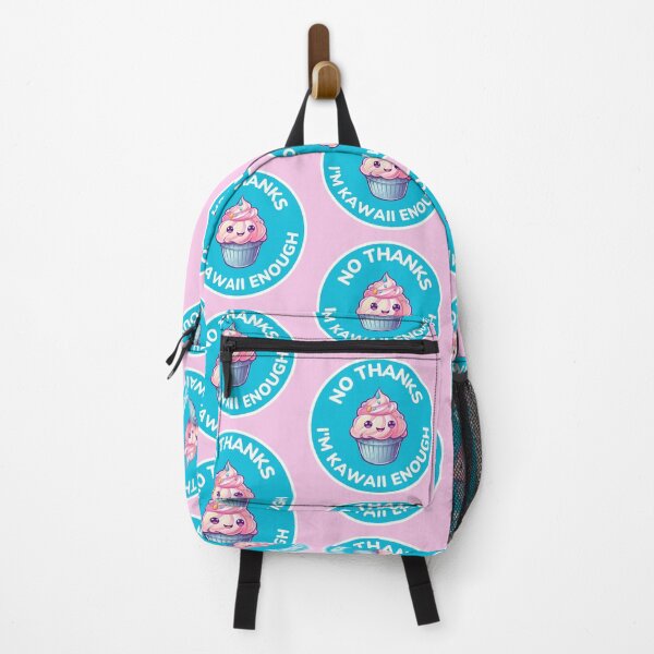 Item preview, No Thanks I'm Kawaii Enough (Chibi Cupcake) designed and sold by ChibiCollectors.