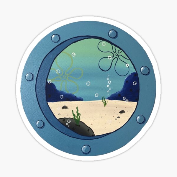Artikel-Vorschau von Bikini-Bottom-Fenster, designt und verkauft von TinyBubbleTinks.