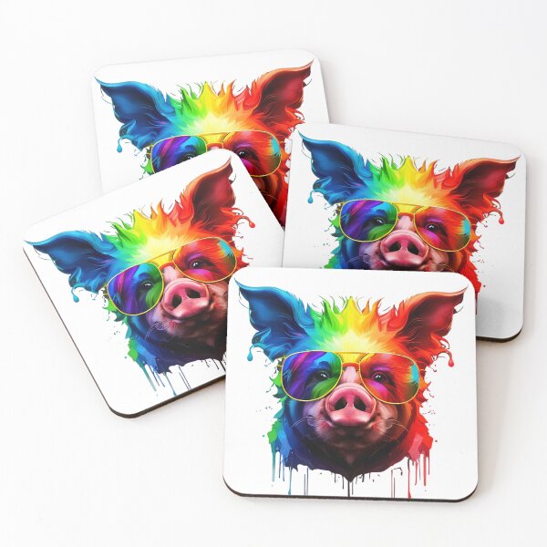 Item preview, Swine Spectacles A Splash of Liquid Art designed and sold by Posivibez Designs.