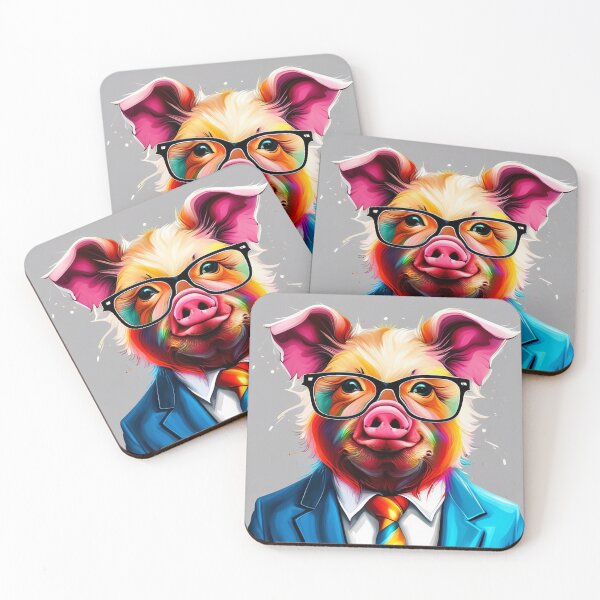 Item preview, Swine Spectacles A Splash of Liquid Art designed and sold by Posivibez Designs.