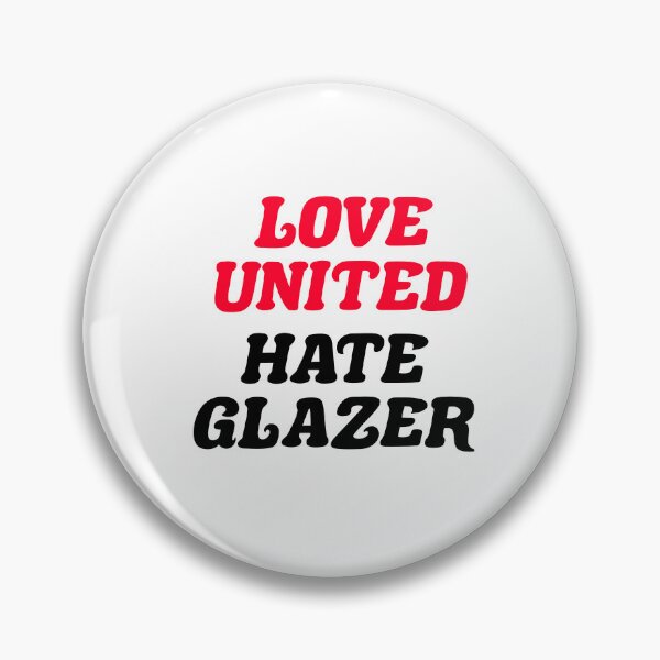 Item preview, love united hate glazers designed and sold by ArtisticAblaze.