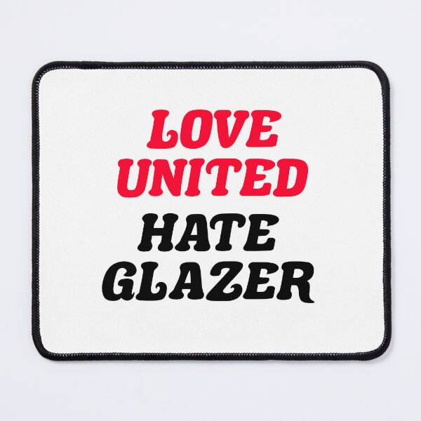 Item preview, love united hate glazers designed and sold by ArtisticAblaze.