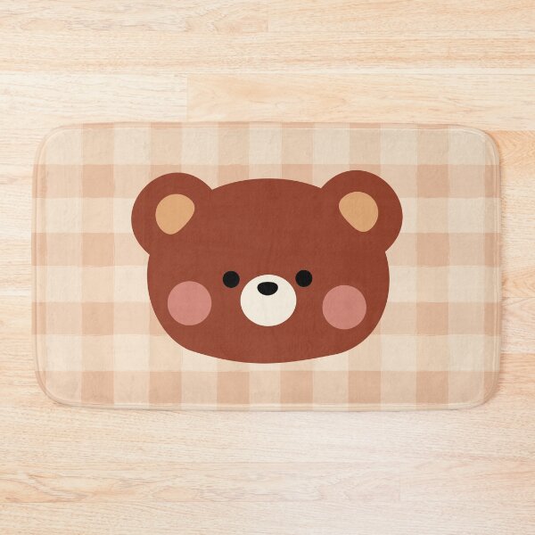 Item preview, Cosy Teddy Bear - Cosy Gingham  designed and sold by StudioKitti.