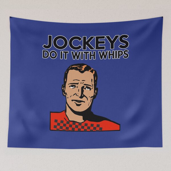 Item preview, RISQUE T-SHIRTS! JOCKEYS DO IT WITH WHIPS T-SHIRT   designed and sold by BrandNewTeez.