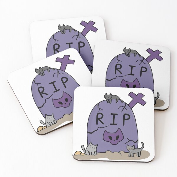 Item preview, Three cats and a grave designed and sold by YQvibe Studio.