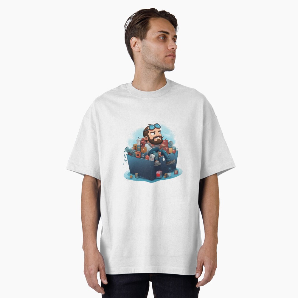 Item preview, Oversized T-Shirt designed and sold by karandaid.