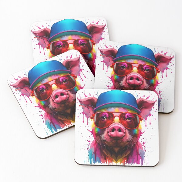 Item preview, Swine Spectacles A Splash of Liquid Art designed and sold by Posivibez Designs.