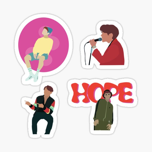 BTS J-Hope-Mixtape Pegatina