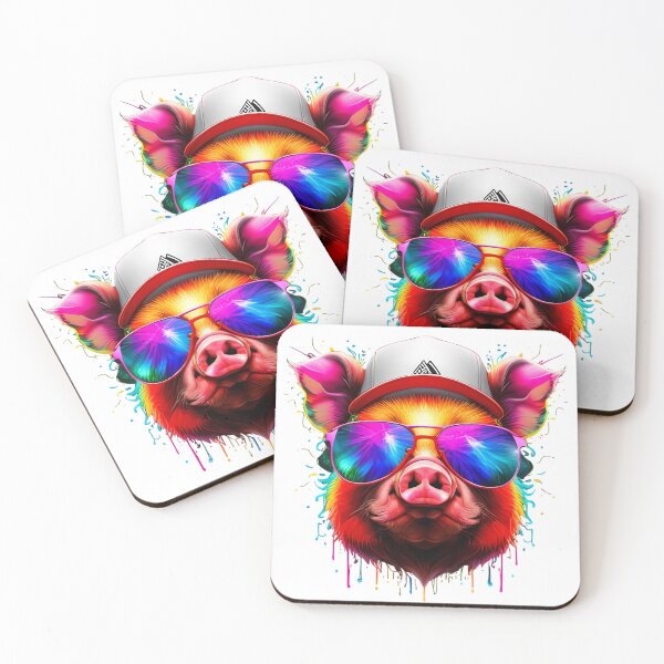 Item preview, Swine Spectacles A Splash of Liquid Art designed and sold by Posivibez Designs.