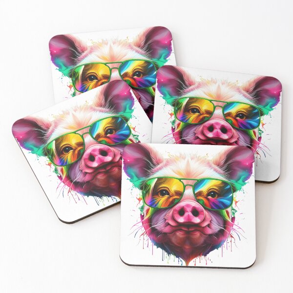 Item preview, Swine Spectacles A Splash of Liquid Art designed and sold by Posivibez Designs.